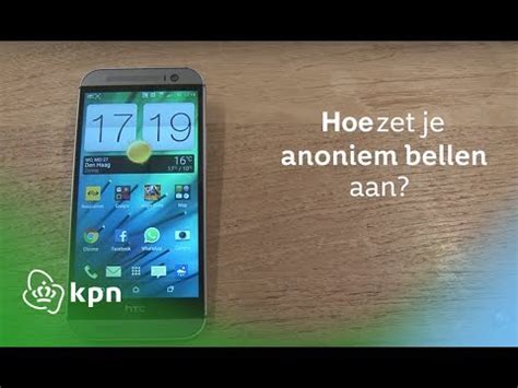 Anoniem bellen aan